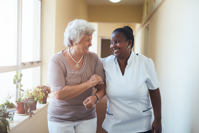 senior and caregiver photo